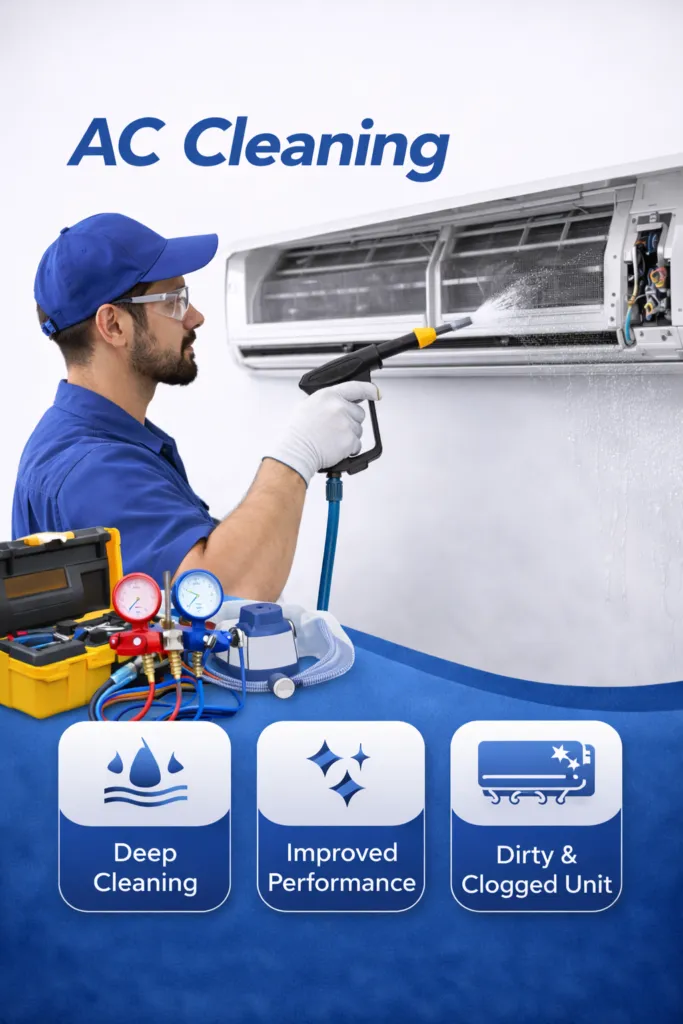 AC Cleaning Dubai Air conditioner cleaning HVAC cleaning UAE Indoor air quality services Professional AC cleaning